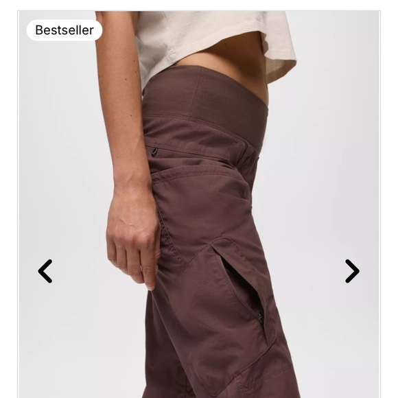 Prana Rust High-Waisted Pants - Picture 5 of 15